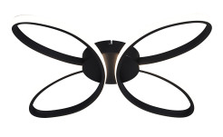 C241060002 ROSENTRA LAMPA SUFITOWA CZARNA/BLACK
