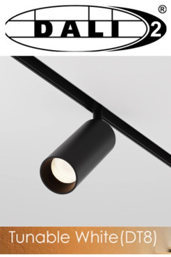 10052 REFLEKTOR MAGNETYCZNY DALI 12W CCT DT8 CZARNY