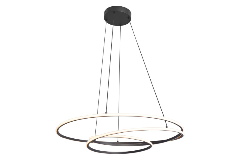 P240842601 ZEPHYRA LAMPA WISZĄCA CZARNA/BLACK