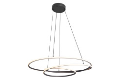 P240842601 ZEPHYRA LAMPA WISZĄCA CZARNA/BLACK