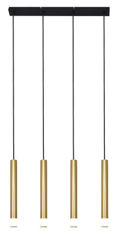 P241125804GD VELIC LAMPA WISZĄCA ZŁOTA+CZARNA/GOLD+BLACK