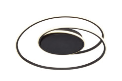 C240842601 ZEPHYRA LAMPA SUFITOWA CZARNA/BLACK