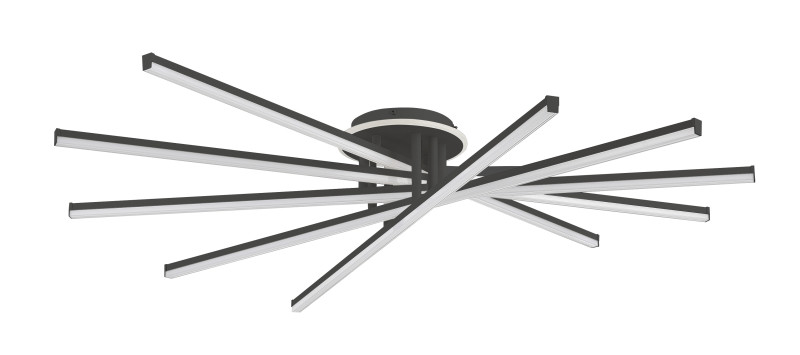 MS203650 LUNARA LAMPA SUFITOWA CZARNA/BLACK