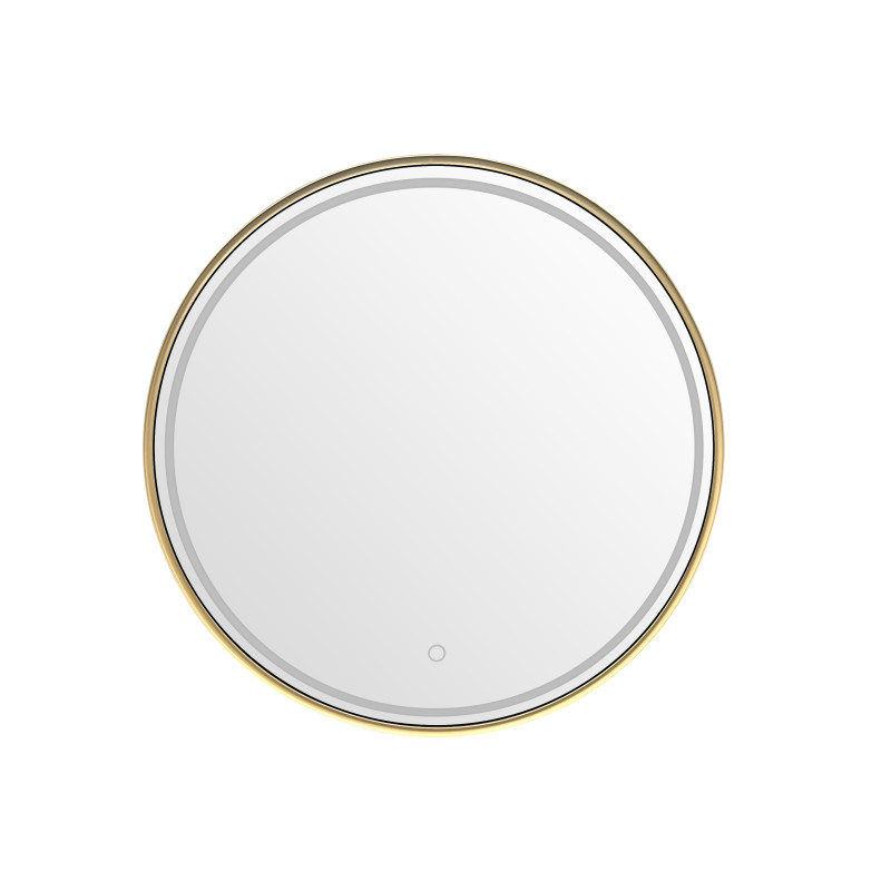 3117 LUSTRO LED 80X80 CM ZŁOTY/GOLD