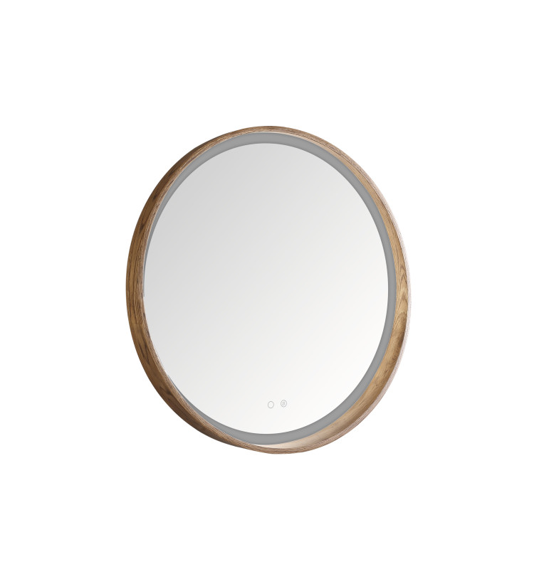 3123-2 LUSTRO LED 80X80 CM DREWNO/WOOD
