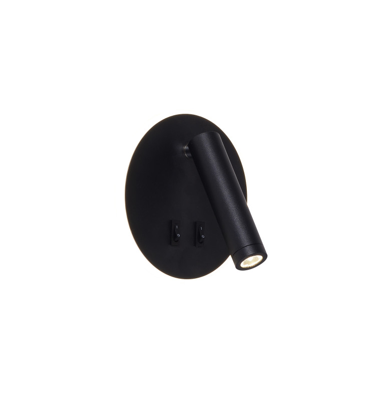 W4107-BK CIRCA KINKIET CZARNY/BLACK