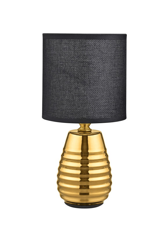 HS8775 LAMPA STOŁOWA CZARNO-ZŁOTA/BLACK-GOLD