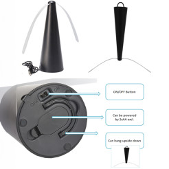 86208-18 SWAT LAMPA ZEWNĘTRZNA CZARNY