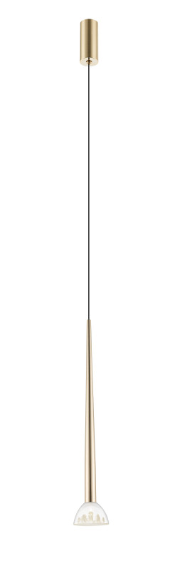 P0603-01A-F7B1 BOSTON LAMPA WISZĄCA ZŁOTA/FRENCH GOLD