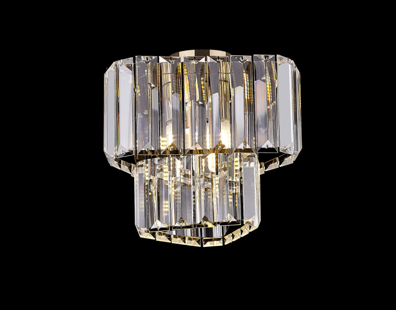 C0496-01G-F7AC HELIOS LAMPA SUFITOWA ZŁOTA/GOLD