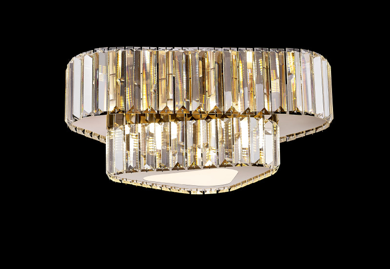 C0496-04G-F7AC HELIOS LAMPA SUFITOWA ZŁOTA/GOLD
