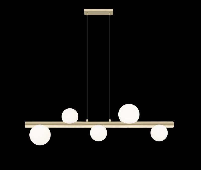 P0574-05N-V6AA FORES LAMPA WISZĄCA ZŁOTY MAT/MATT GOLD