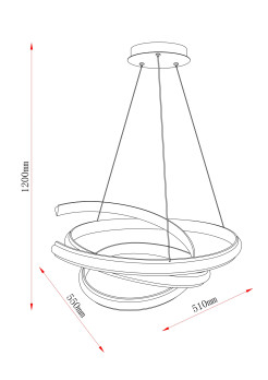 250051P-BE VECINO LAMPA WISZĄCA BEŻ/BEIGE
