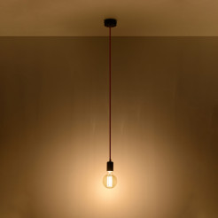 Lampa wisząca EDISON czarna