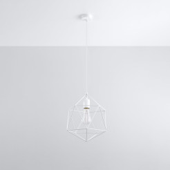 Lampa wisząca GASPARE biała