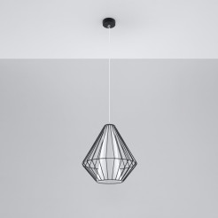 Lampa wisząca DEMI czarna