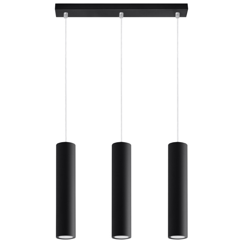 Lampa wisząca LAGOS 3L czarny