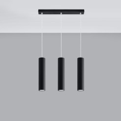 Lampa wisząca LAGOS 3L czarny
