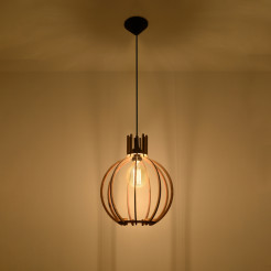 Lampa wisząca ARANCIA naturalne drewno