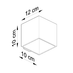 Kinkiet QUAD 1 antracyt