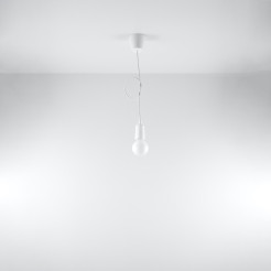 Lampa wisząca DIEGO 1 biała