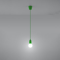 Lampa wisząca DIEGO 1 zielony