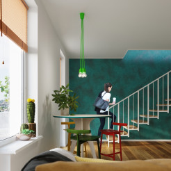 Lampa wisząca DIEGO 1 zielony