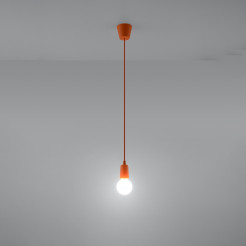 Lampa wisząca DIEGO 1 pomarańczowy