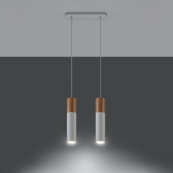 Lampa wisząca PABLO 2 biała