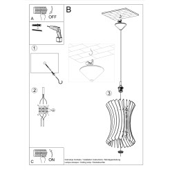Lampa wisząca ORIANA