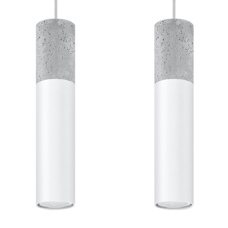 Lampa wisząca BORGIO 2 biały