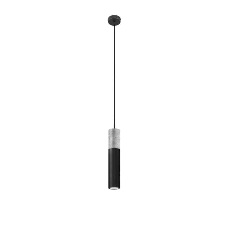 Lampa wisząca BORGIO 1 czarny
