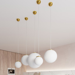Lampa wisząca UGO 40 złota