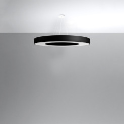 Żyrandol SATURNO SLIM 90 czarny