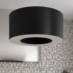 Żyrandol SATURNO SLIM 90 czarny