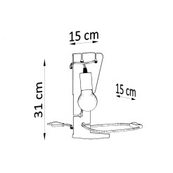 Lampa biurkowa ARBY czarna