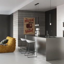 Lampa wisząca WEZYR 3 czarna