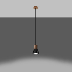 Lampa wisząca QUBIC czarna