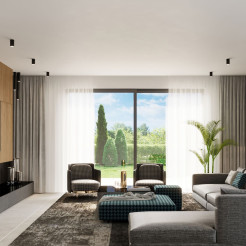 Plafon LAGOS 40 czarny