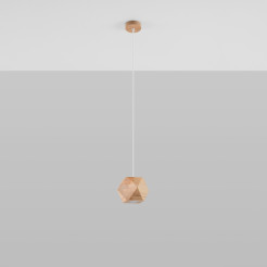 Lampa wisząca WOODY naturalne drewno