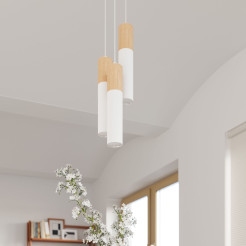 Lampa wisząca PABLO 3P biała