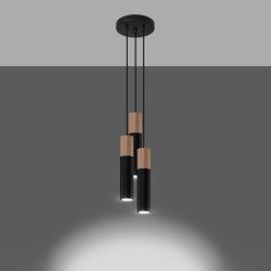 Lampa wisząca PABLO 3P czarna