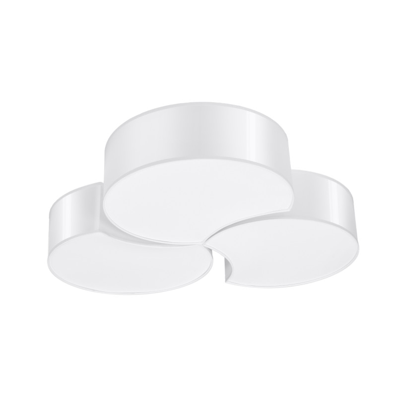 Plafon CIRCLE 3B biały