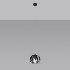 Lampa wisząca TULOS 1 czarna