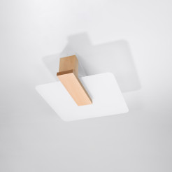 Plafon LAPPO naturlane drewno