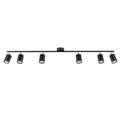 Plafon LEMMI 6L czarny