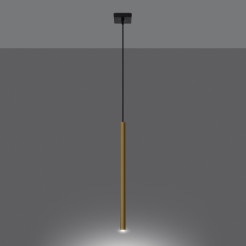 Lampa Wisząca PASTELO 1 złoty połysk