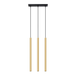 Lampa Wisząca PASTELO 3L złoty połysk