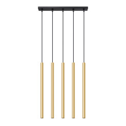 Lampa Wisząca PASTELO 5L złoty połysk