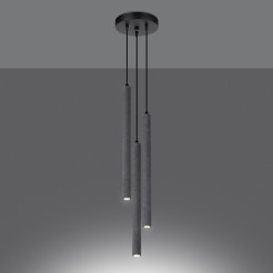 Lampa wisząca PASTELO 3P beton